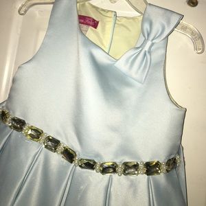 Baby blue dress