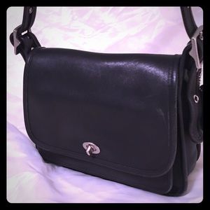 Black Coach Rambler Handbag