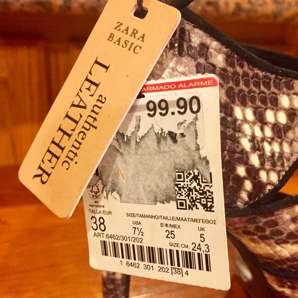 Zara- Python Heels 💥👠💥 - Picture 7 of 8