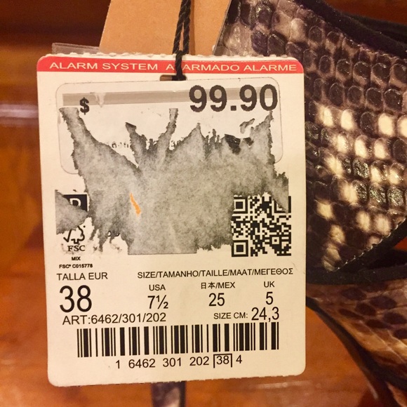 Zara- Python Heels 💥👠💥 - Picture 8 of 8