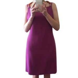 T Tahari Purple Sheath Cocktail Dress SO COMFY