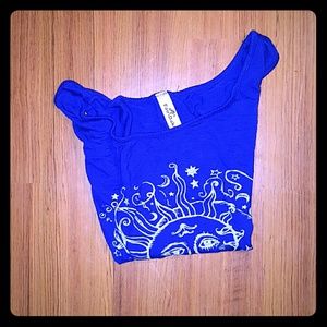 Womens Graphic Crop Tank