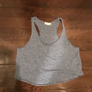 Raw hem tank top