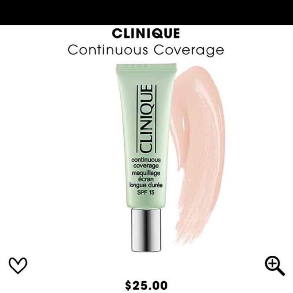 Clinique continuous coverage foundation