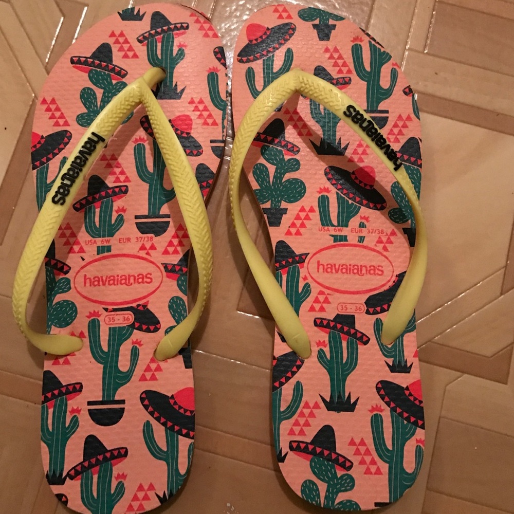 Cactus design havaianas