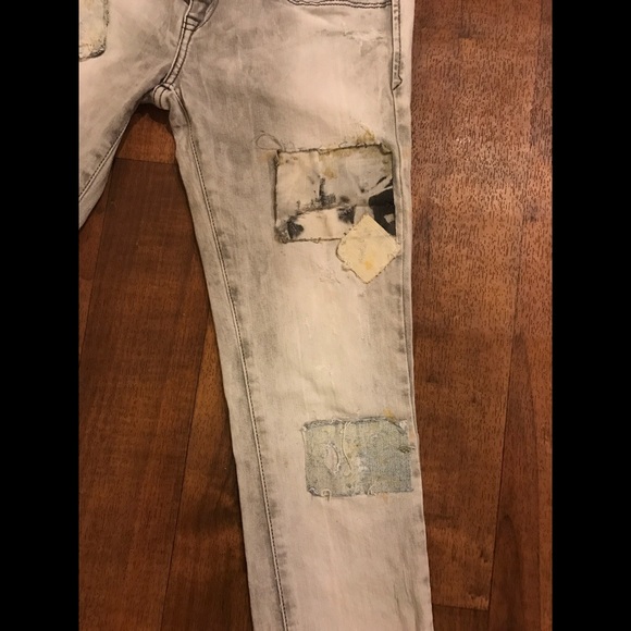 Zara TRF distressed grey jeans - Picture 6 of 7