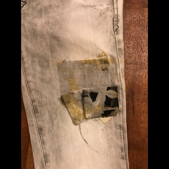 Zara TRF distressed grey jeans - Picture 7 of 7