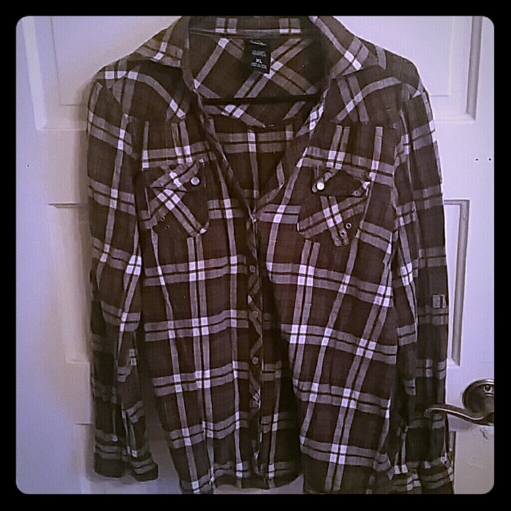 Olive green flannel with silver thread