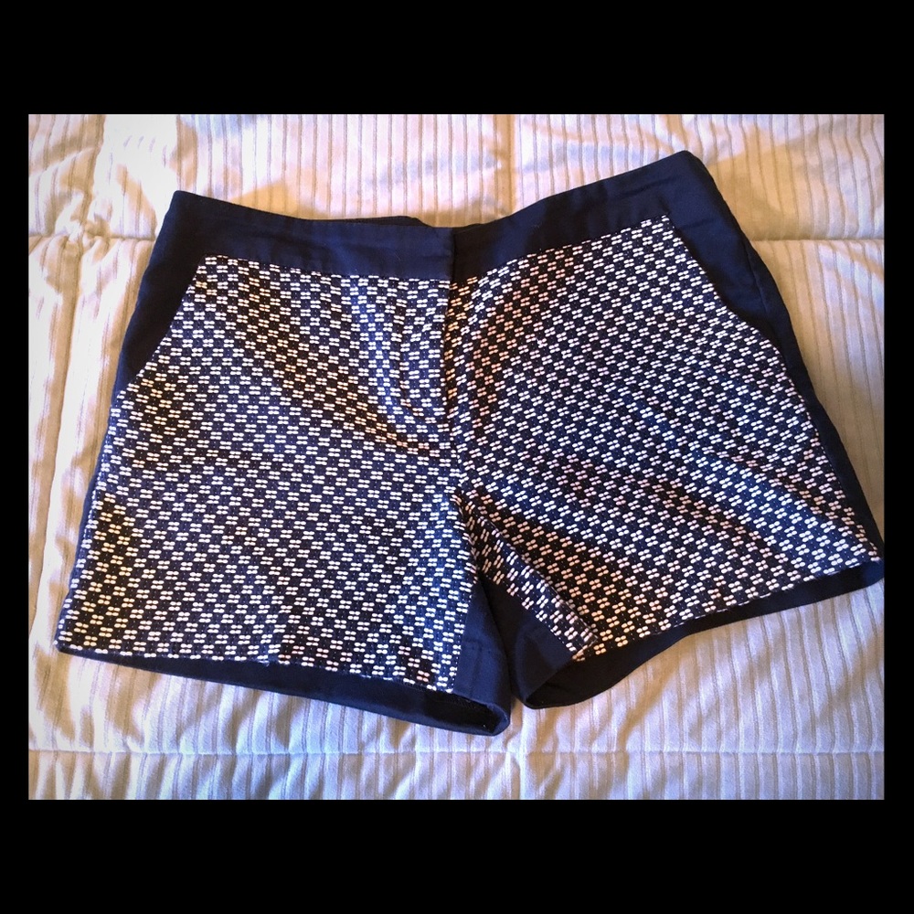 Checked Blue Shorts