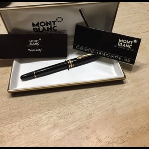 Classic montblanc fountain pen