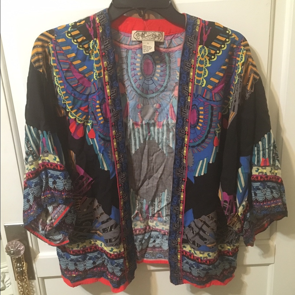 Flying tomato cardigan