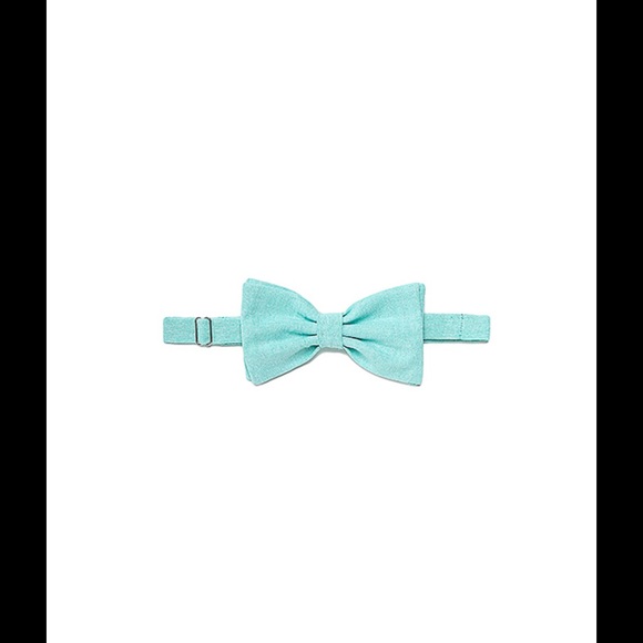 New! AAa mint seersucker unisex bow tie - Picture 1 of 1