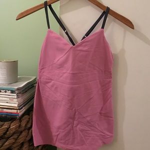 Pink workout top