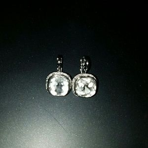 BR clear stone earrings for @jaxterp