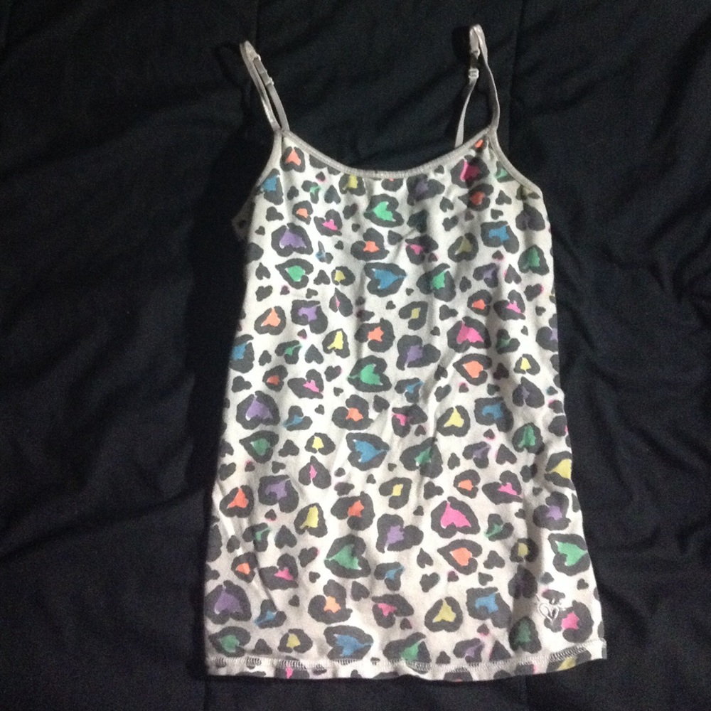 Rainbow Leopard Print Tank Top