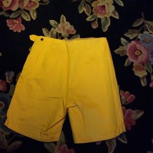 Vtg bright yellow Jamaican shorts