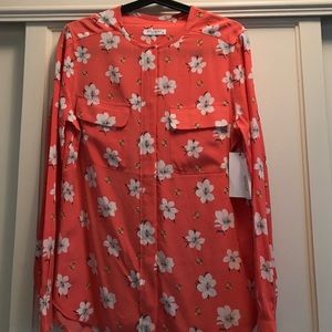 Equipment silk shirt floral
