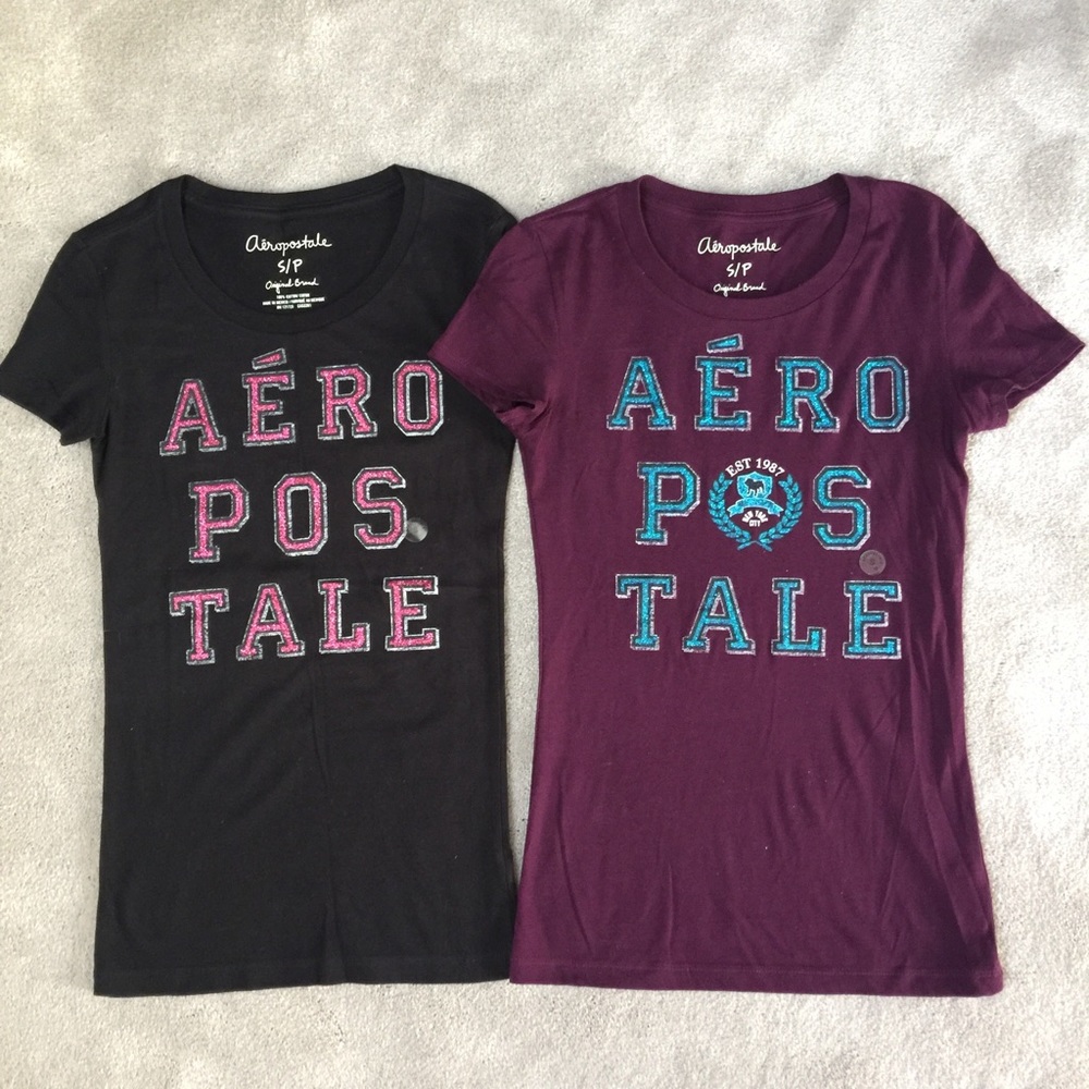 Bundle of 2 Aeropostale tee shirts