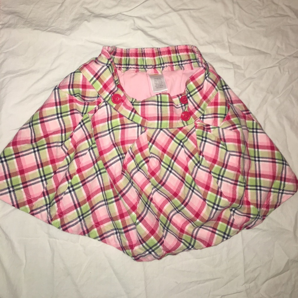 Gymboree girls plaid skirt
