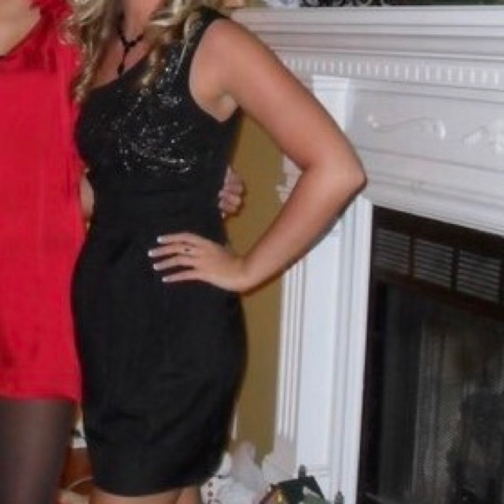 Forever 21 Sequin One Shoulder Dress