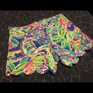 Lilly Pulitzer Scalloped Shorts