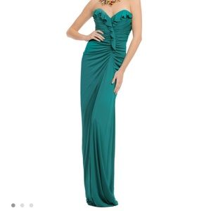 Beautiful Mermaid Mischka gown