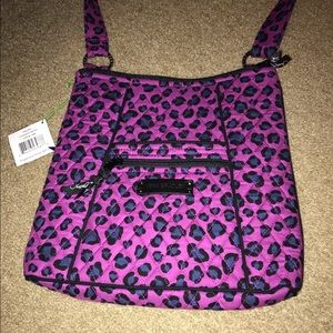Vera Bradley Leopard Spots Large Hipster