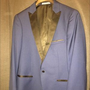 Blue and black Tux Jacket. 38r blazer