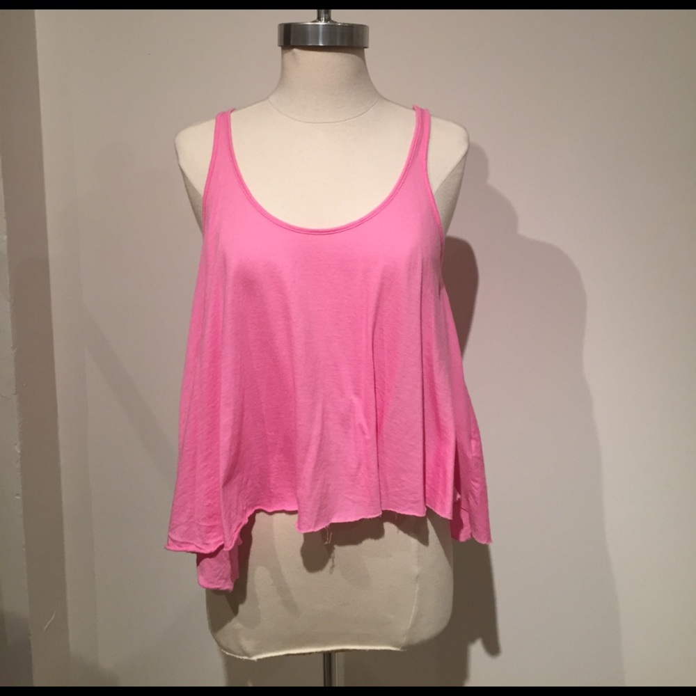 Bright pink Topshop swing top