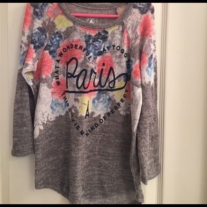 Childrens Place Sweater roll up sleeves Sz 8 😍