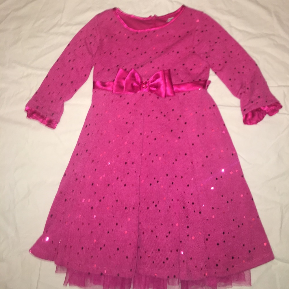 Sweet Heart Rose girls sparkly pink dress
