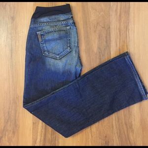 PAIGE Maternity Straight Leg Denim