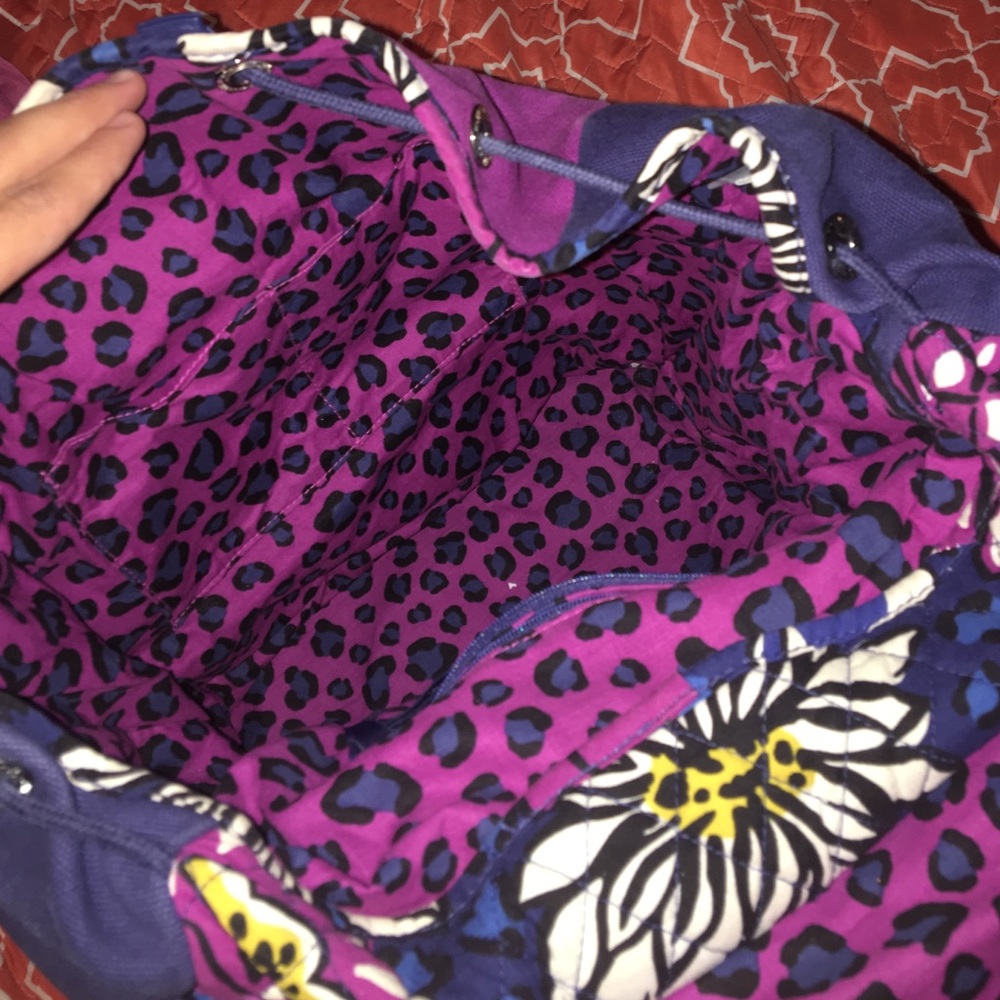 Vera Bradley drawstring backpack - Picture 4 of 4