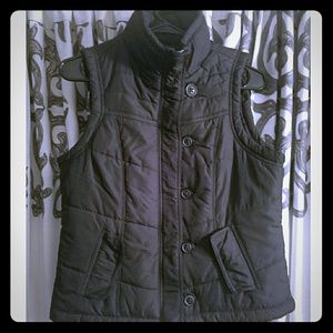 Sonoma Life + Style Black Puffer Vest