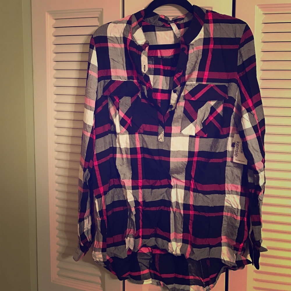 Kensie Plaid Shirt