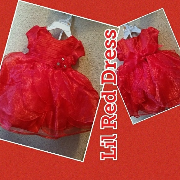 Baby Red Dress - Picture 1 of 2