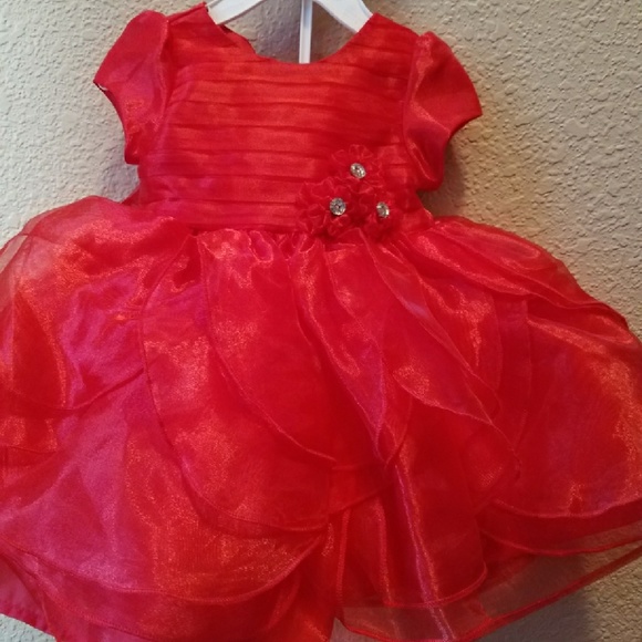 Baby Red Dress - Picture 2 of 2