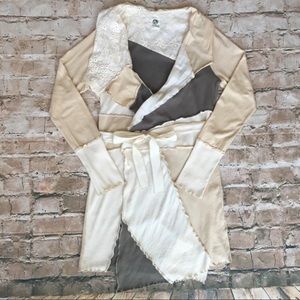 Tiny patchwork cardigan/robe