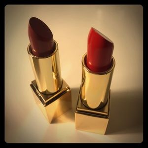Estée Lauder lipstick duo.