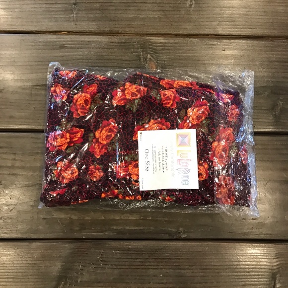 NEW OS rose LuLaRoe leggings! - Picture 2 of 3