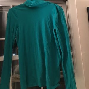 J. Crew tissue turtleneck size L teal