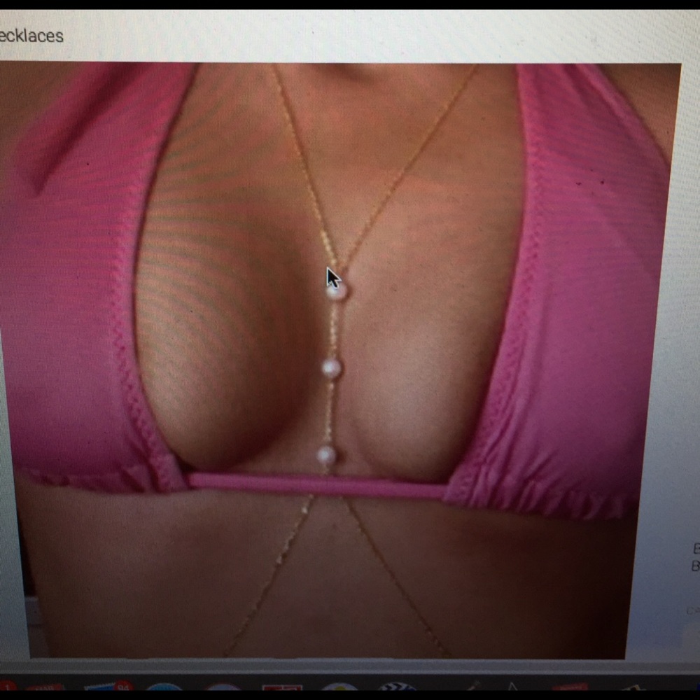 Bikini and sundress body necklace