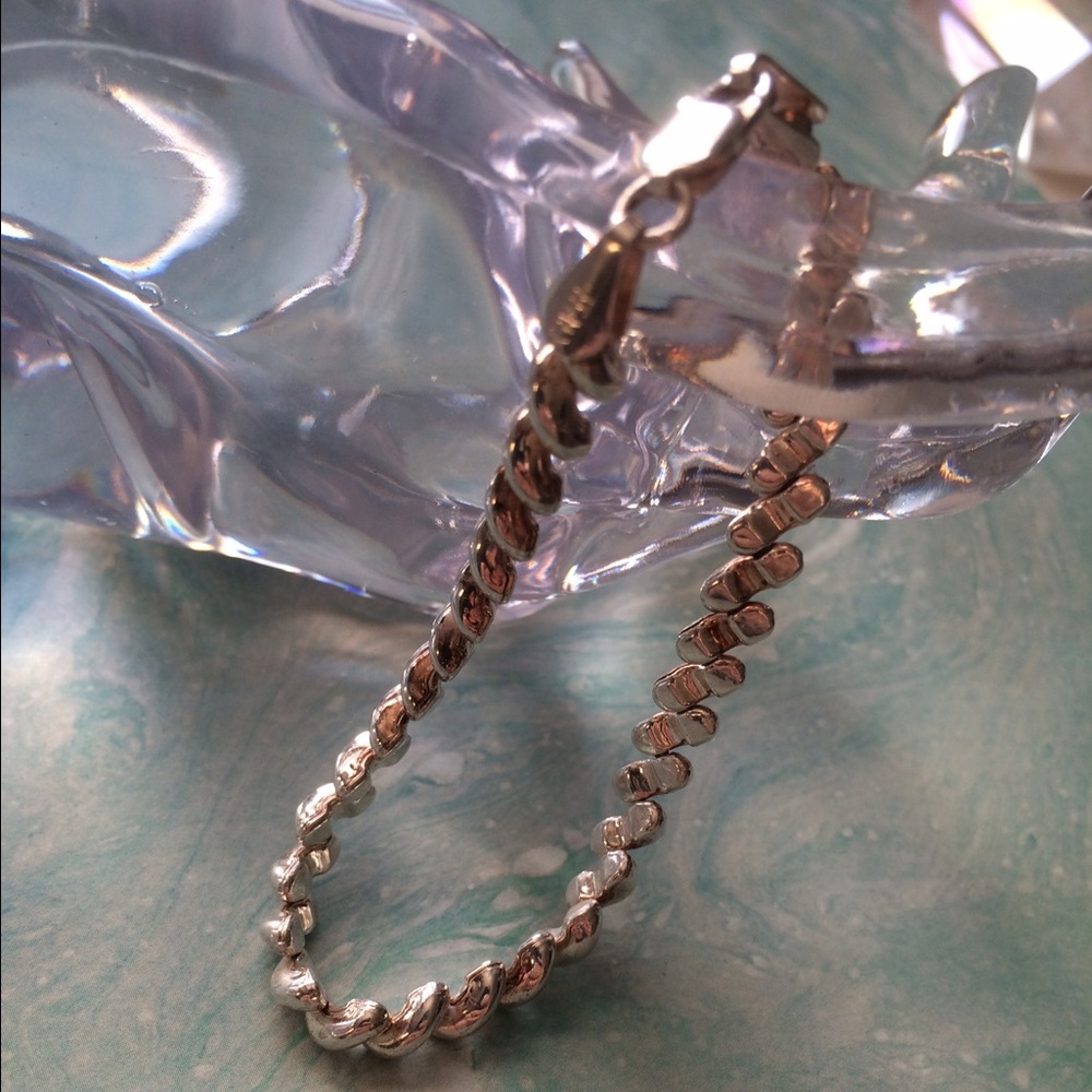 ⬇️SALE‼️🎀STERLING SILVER🎀SANMARCO BRACELET ITALY - Picture 6 of 8