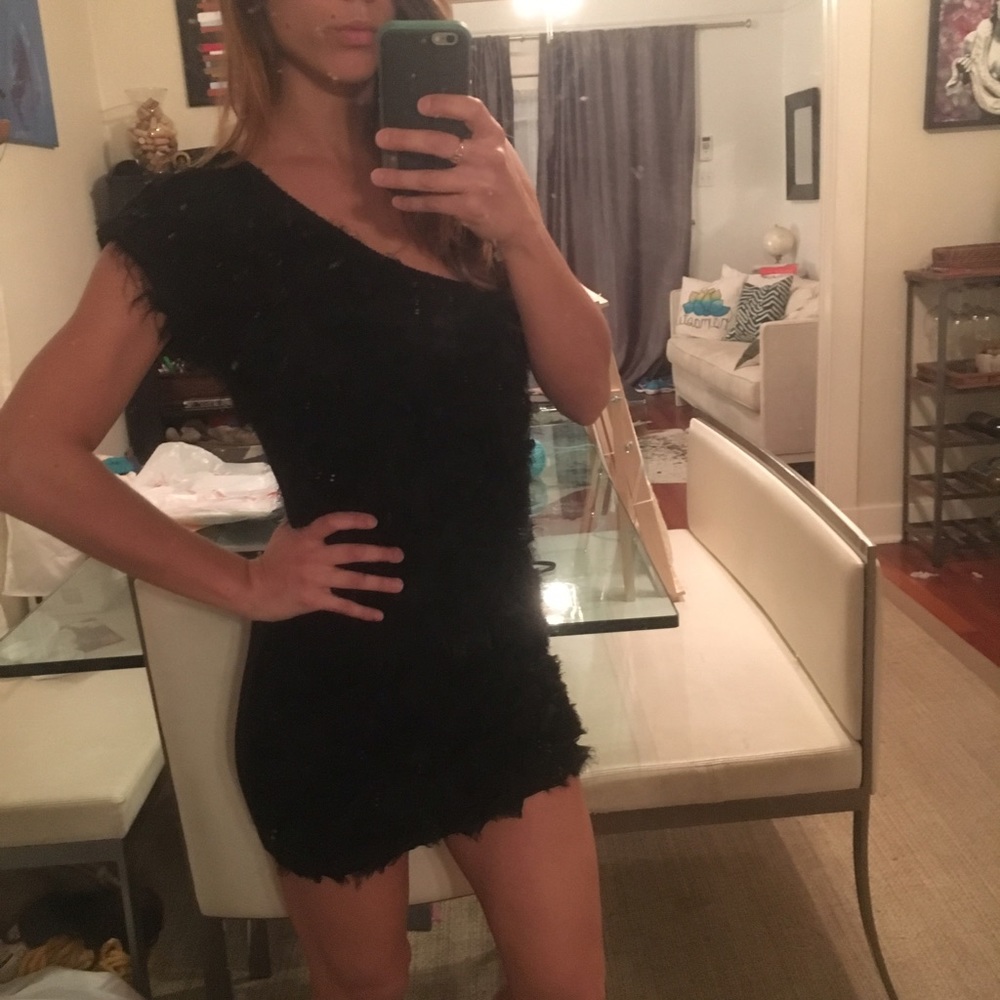 LF / TFNC London 1-Shoulder Cocktail Dress