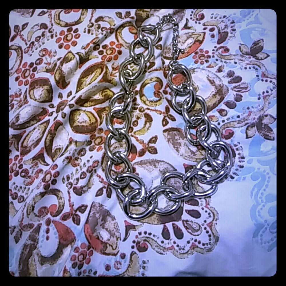 Silver Statement Necklace