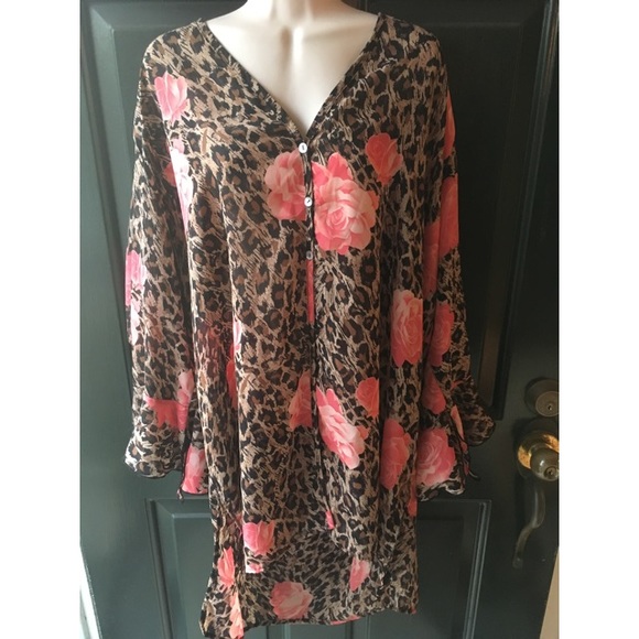 Vintage Tops - ✨ Gorgeous Vintage 80s Oversized Print Tunic