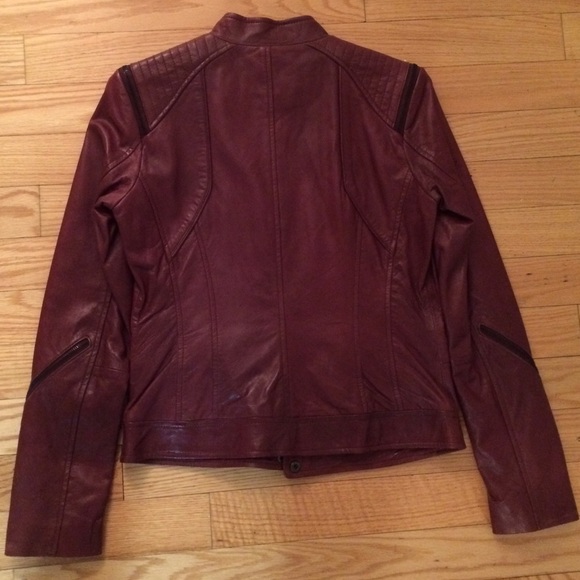 FALL FASHION!! Bernardo leather jacket