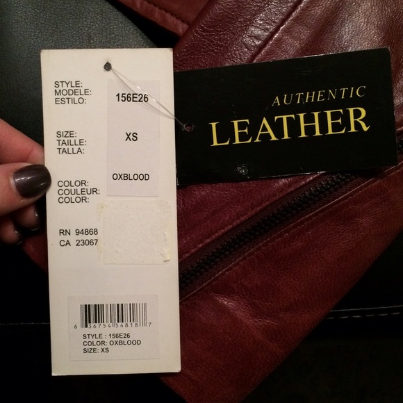 FALL FASHION!! Bernardo leather jacket