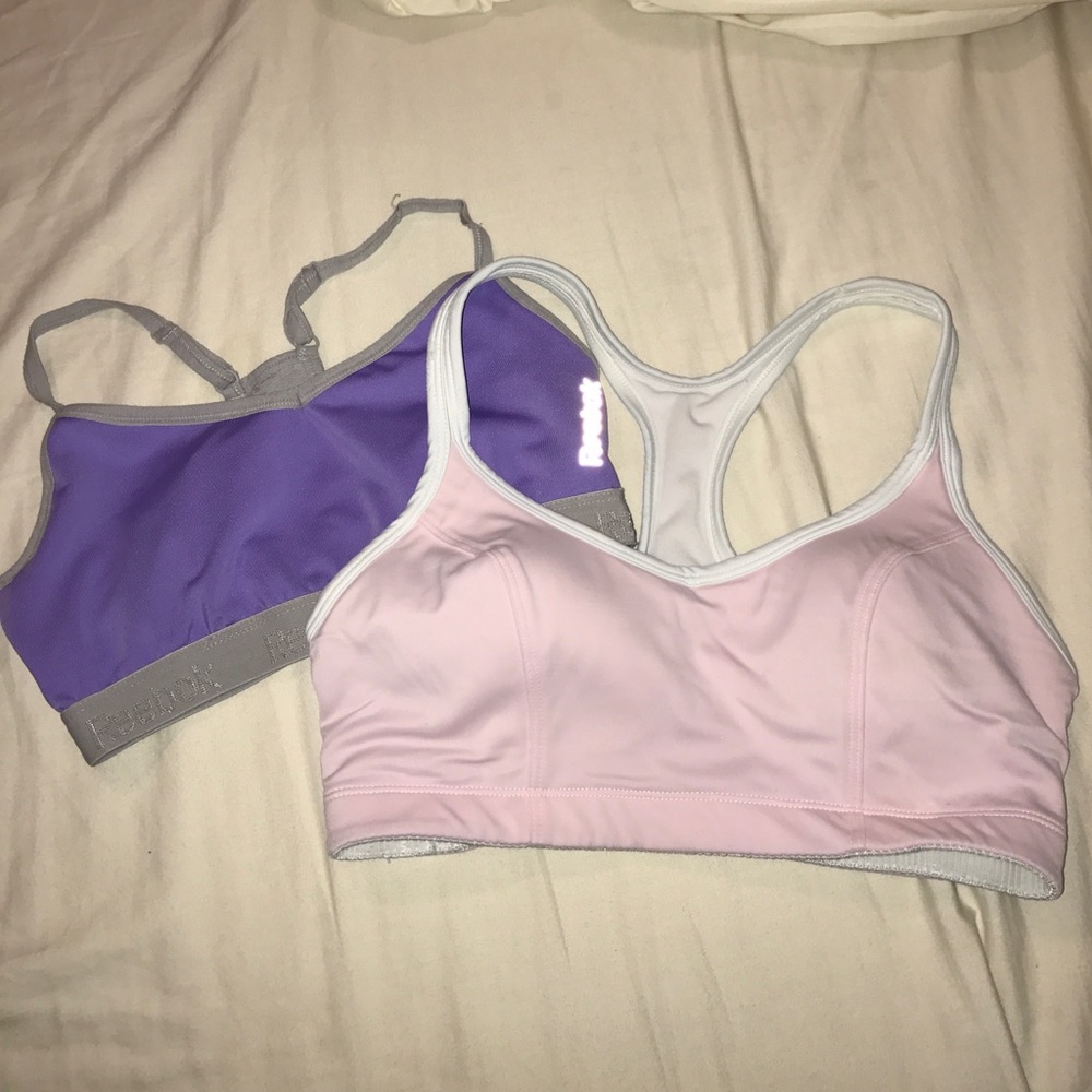 Reebok and champion sports bras