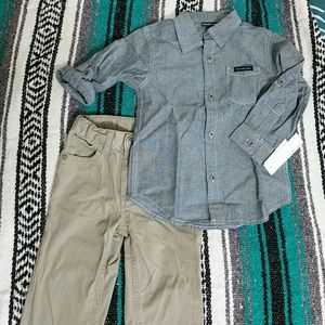 Calvin Klein toddler boys set